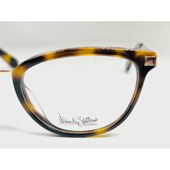 New Roberto Steffani RSS-167 Col.10 Tortoise Eyeglasses 52/18/135 - Picture 2 of 6